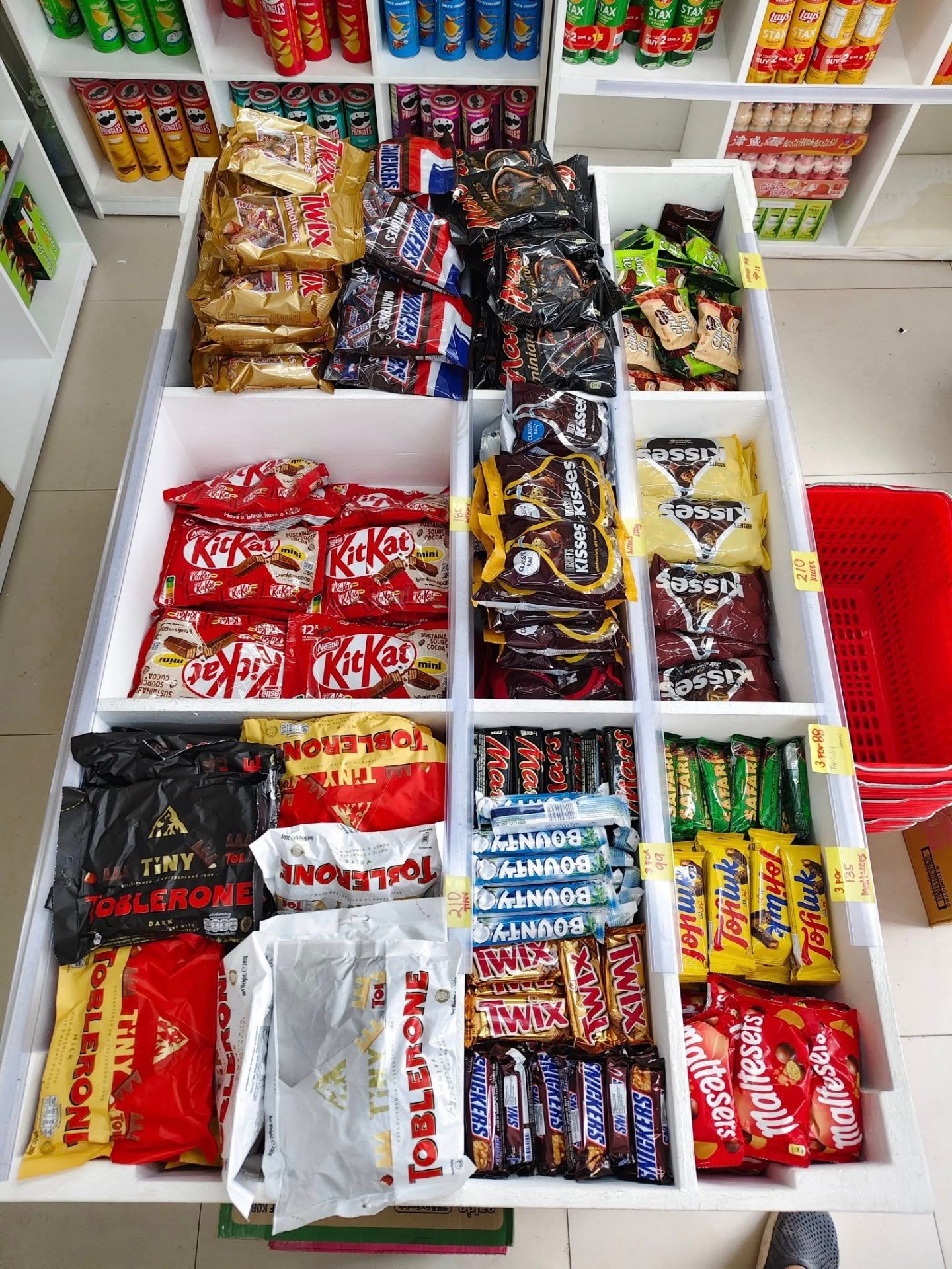 Premium Chocolate Shelves