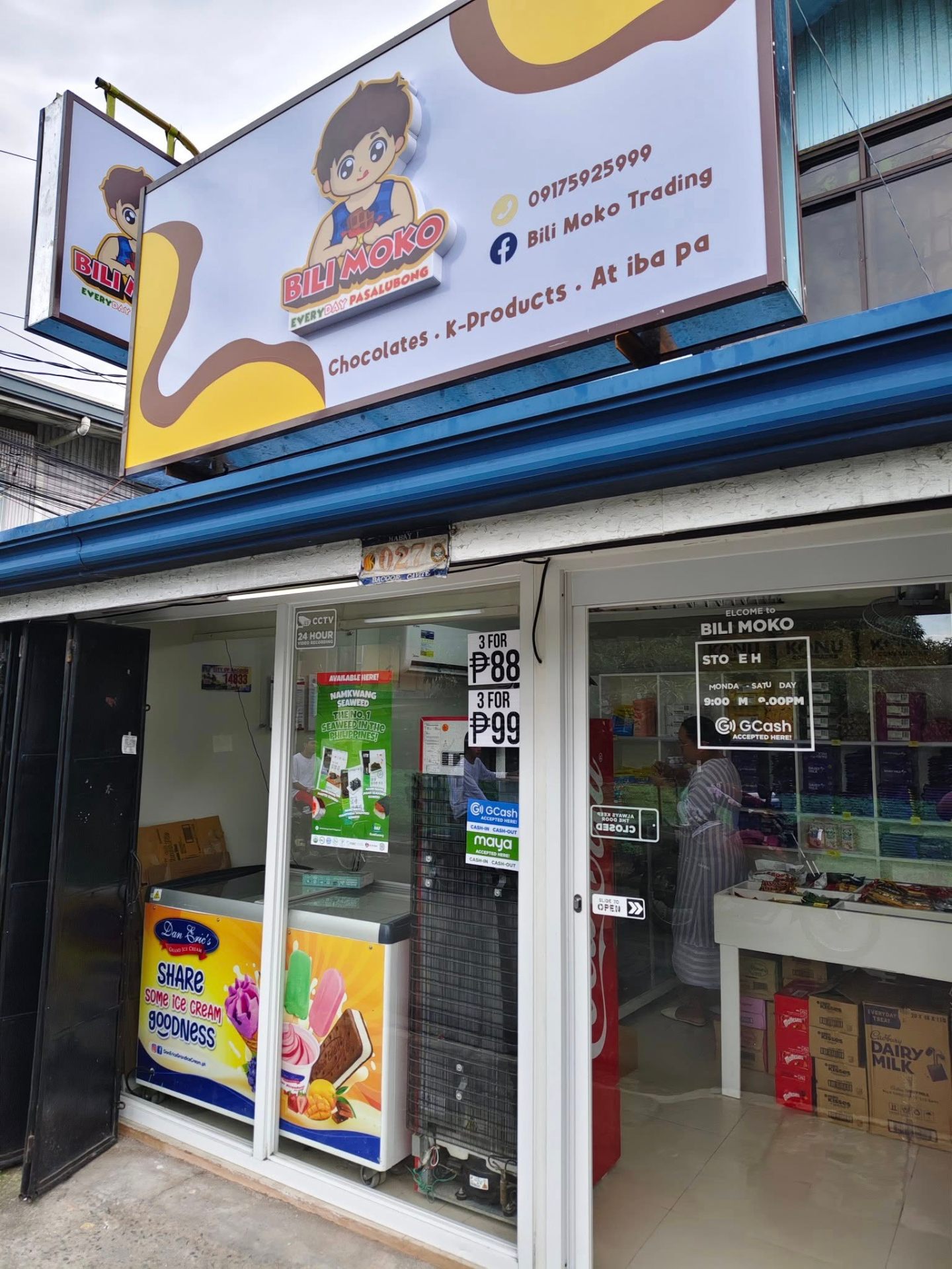 BILI MOKO Store Exterior in Bacoor